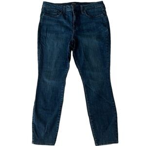 NYDJ Women's AMI Skinny High Rise Lift Tuck Technology Blue  Jeans Size 12P